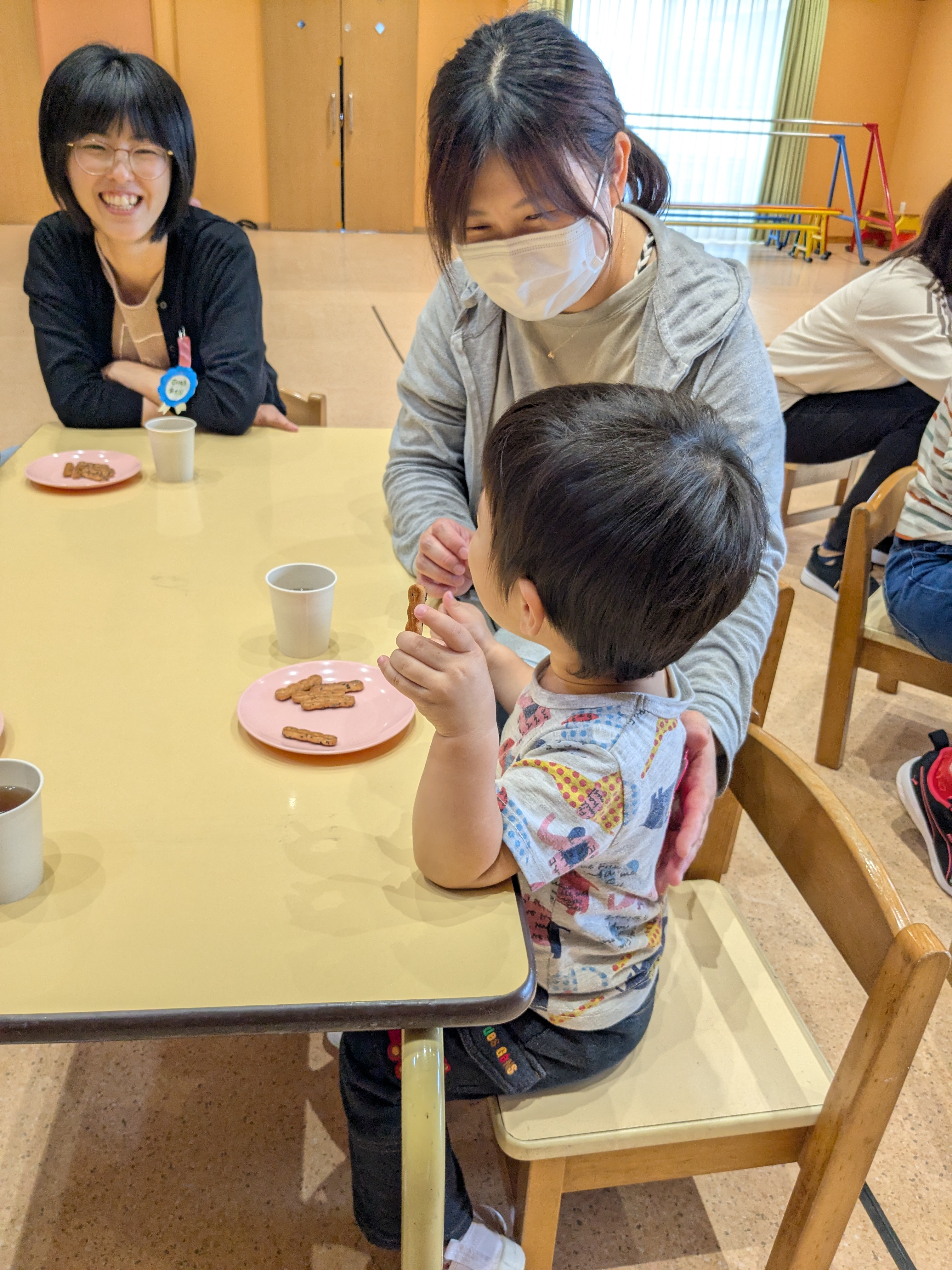 おやつタイムの様子