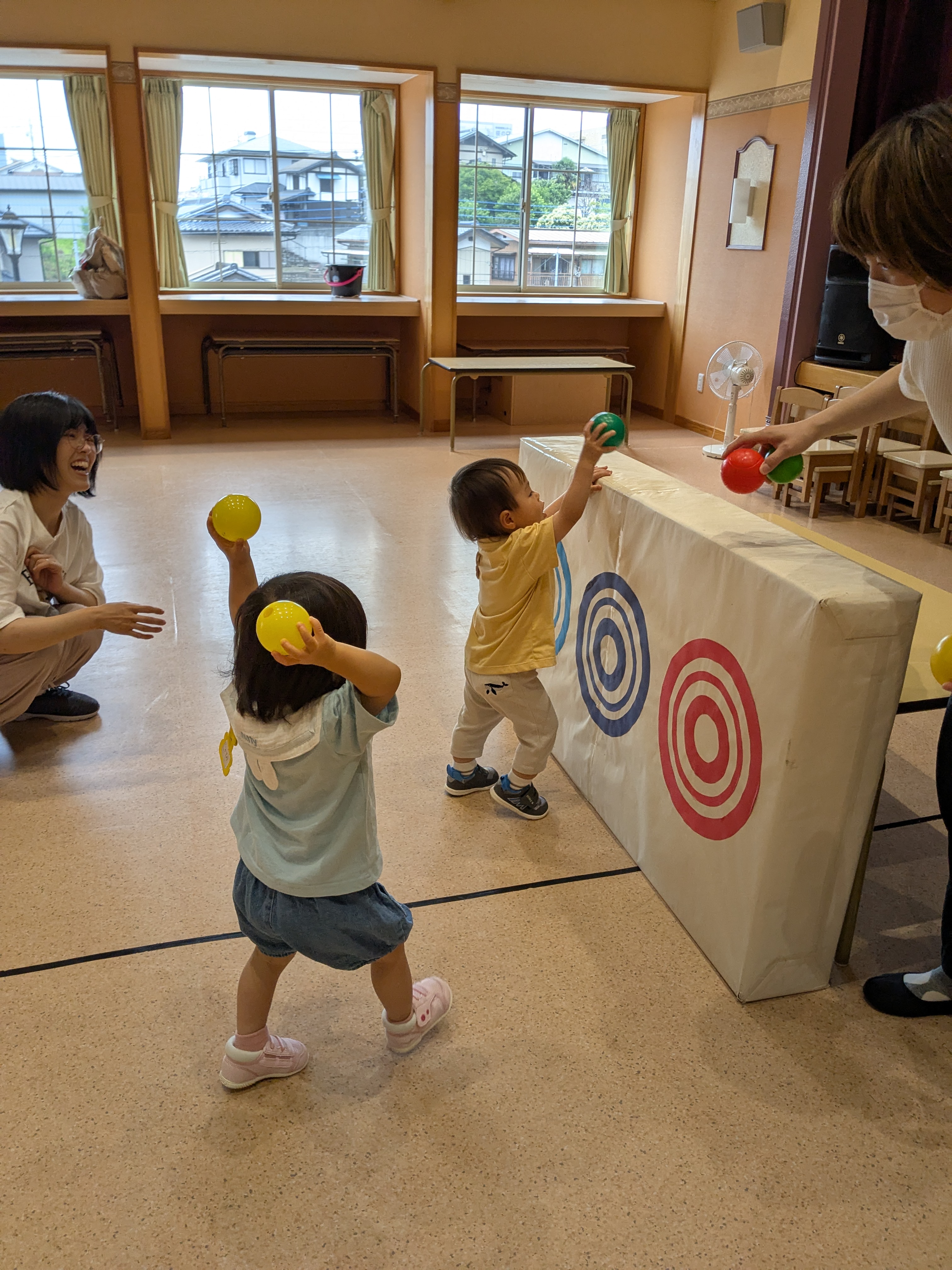 運動あそびの様子